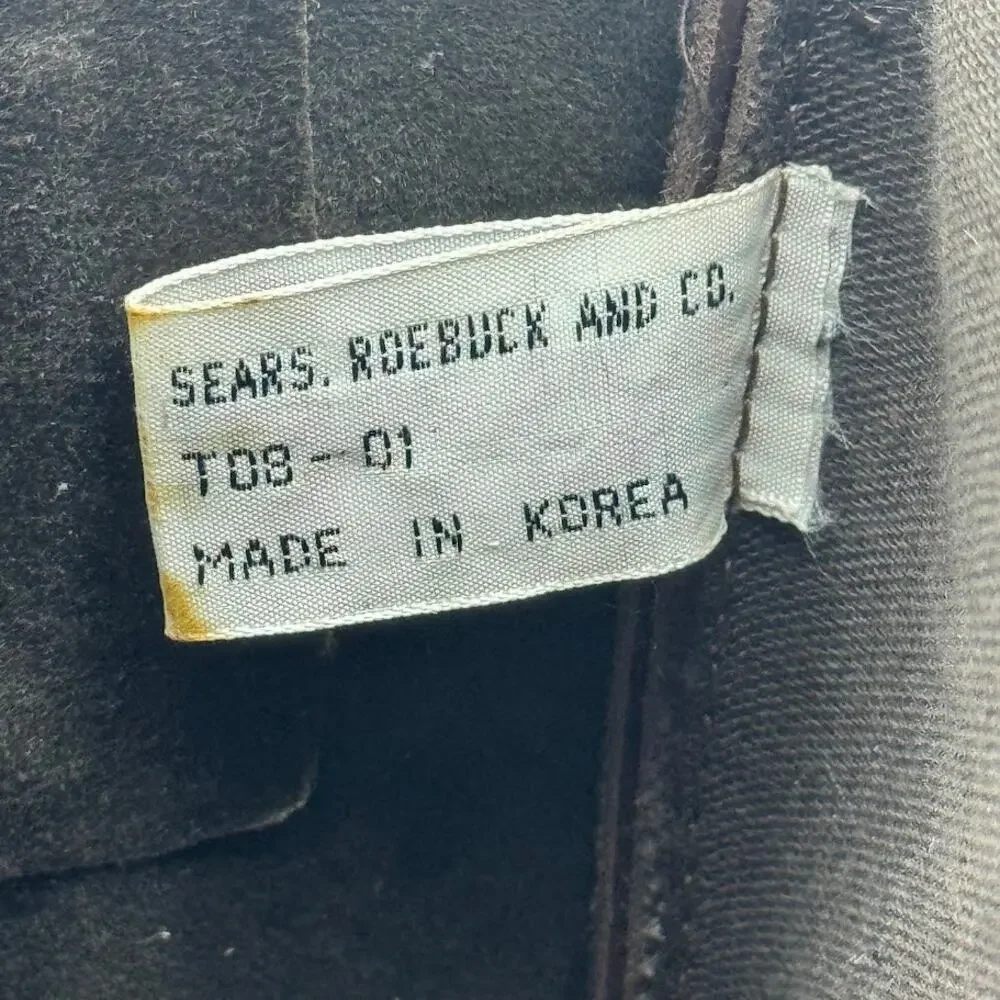 Sears Roebuck and Co Brown Leather Camera Bag T08-01 Korea